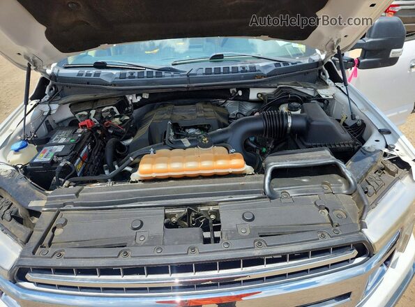 1FTEW1EP5JKC33961 2018 FORD F150 White Engine compartment view