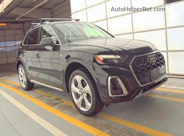 WA1EAAFY1N2063796 2022 AUDI Q5 Black უკანა მარცხენა