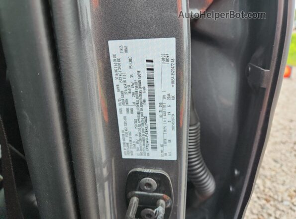 1FTEW2LP4SKE25043 2025 FORD F150 Black VIN კოდის სტიკერის ხედი