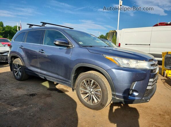 5TDJZRFH5JS491997 2018 TOYOTA HIGHLANDER Blue Դիմացի տեսք
