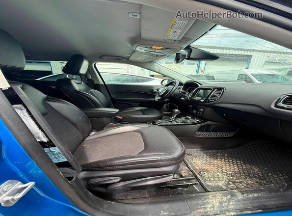 3C4NJDBB1JT399482 2018 JEEP COMPASS Blue Հետևի տեսք
