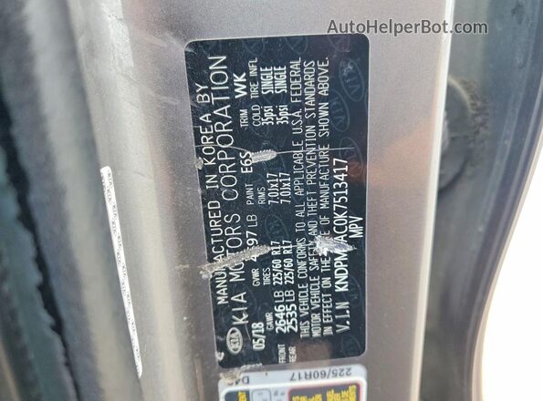 KNDPM3AC0K7513417 2019 KIA SPORTAGE Silver Widok wnętrza 360 stopni