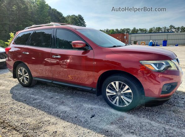 5N1DR2MN7HC681949 2017 NISSAN PATHFINDER Red Front view