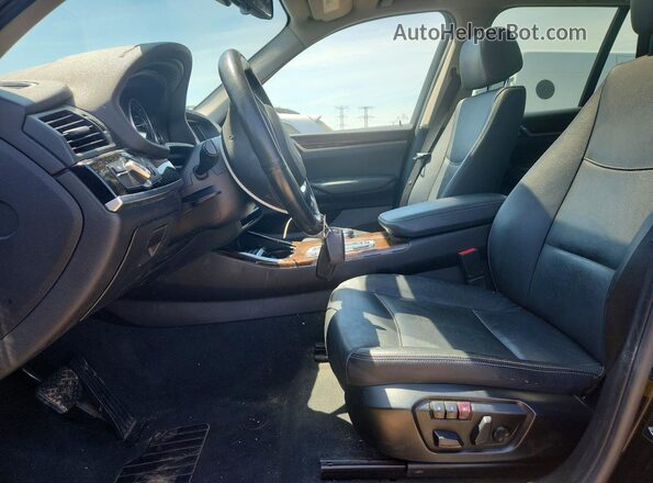 5UXWX9C36H0T23236 2017 BMW X3 Black Vista del salpicadero