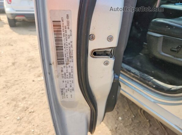 1C6RR7NM9GS344143 2016 RAM 1500 Silver VIN კოდის სტიკერის ხედი