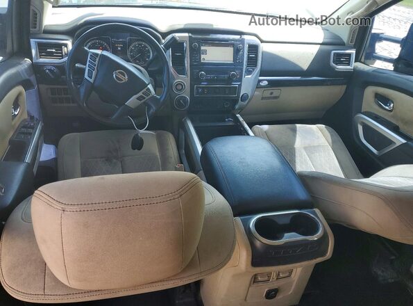 1N6BA1F40JN551214 2018 NISSAN TITAN Black Instrument cluster view