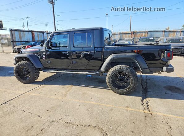 1C6HJTAG8LL164782 2020 JEEP GLADIATOR Черный Задняя правая четверть