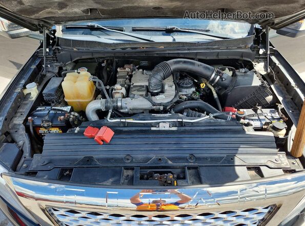 1N6BA1F47HN563239 2017 NISSAN TITAN Black Vista del compartimento del motor