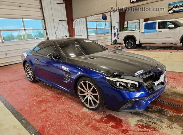 WDDJK7DA8HF049925 2017 MERCEDES-BENZ SL Blue Front view