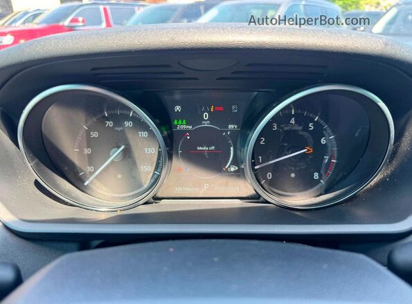 SALRG2RV0L2427595 2020 LAND ROVER DISCOVERY Black ხელსაწყოთა პანელის ხედი