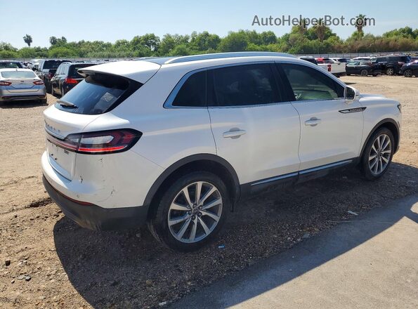 2LMPJ6K90KBL23783 2019 LINCOLN NAUTILUS White წინა მარჯვენა