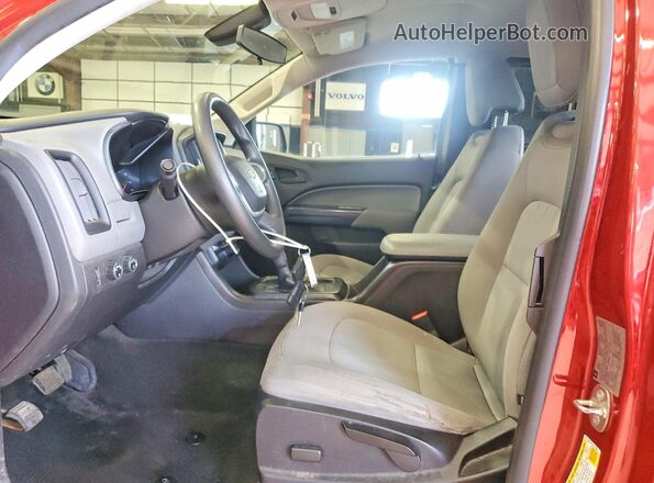 1GCHTBEAXG1100327 2016 CHEVROLET COLORADO Burgundy Widok deski rozdzielczej