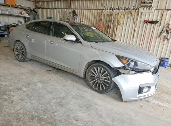 KNALC4J13H5045268 2017 KIA CADENZA Silver Front view