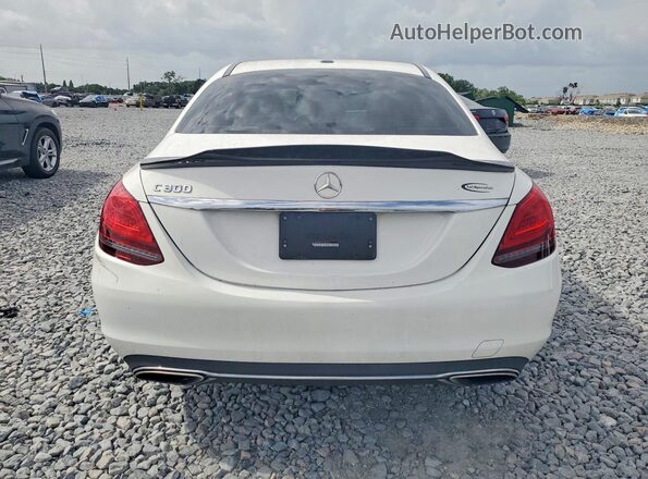 55SWF8DB7KU304710 2019 MERCEDES-BENZ C-CLASS White წინა სალონის ხედი