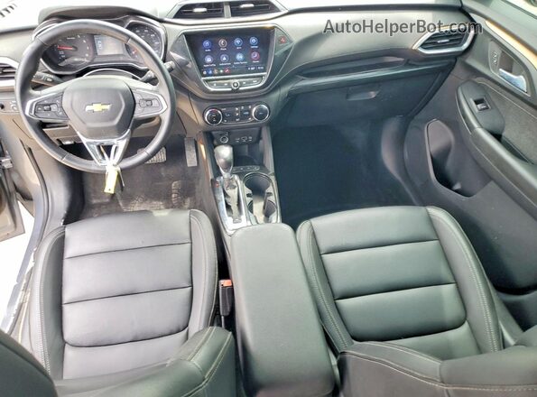 KL79MVSL3NB097462 2022 CHEVROLET TRAILBLAZER Gray ხელსაწყოთა პანელის ხედი