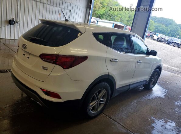 5NMZTDLB3JH088319 2018 HYUNDAI SANTA White Przód prawy