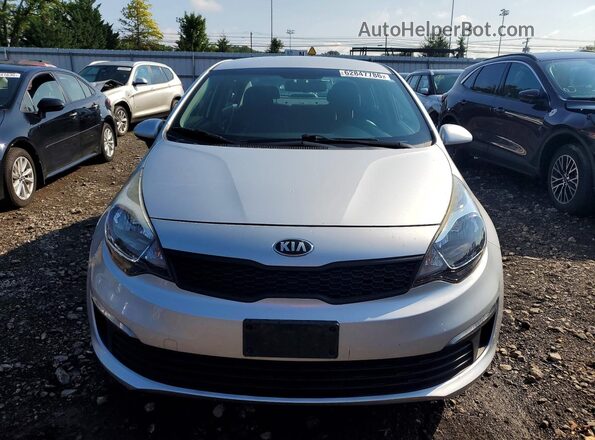 KNADM4A3XG6659276 2016 KIA RIO Silver Rear view
