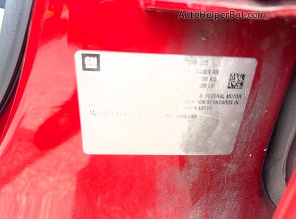 1G6AB5RX8H0150237 2017 CADILLAC ATS Burgundy Սալոնի հետևի տեսք