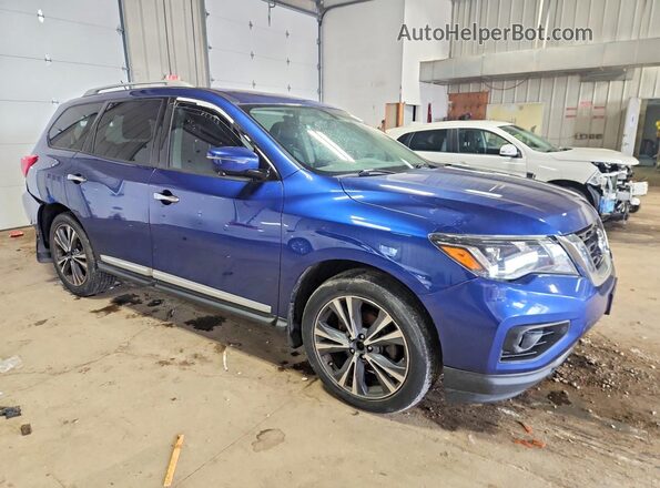 5N1DR2MMXHC683928 2017 NISSAN PATHFINDER Blue Front view