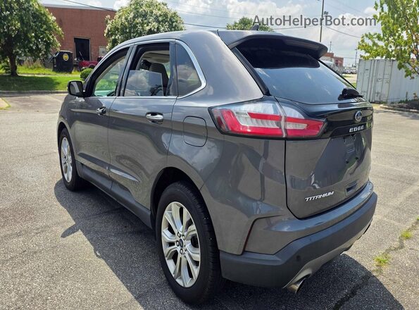 2FMPK4K95MBA27089 2021 FORD EDGE Brown Przód prawy