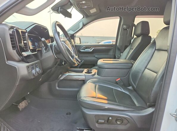 1GCUDEE81PZ129419 2023 CHEVROLET SILVERADO White Вид панелі приладів