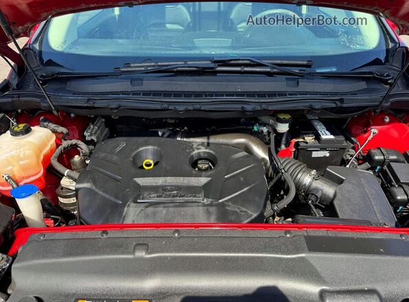 2FMPK4J9XGBB55656 2016 FORD EDGE Red Widok komory silnika
