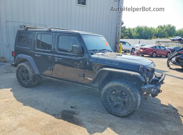 1C4HJXDN7JW283462 2018 JEEP WRANGLER Black Front view