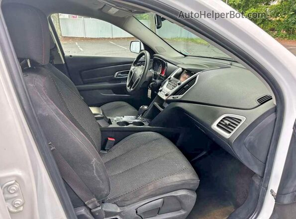 2GKFLSEK8H6121583 2017 GMC TERRAIN White Widok naklejki z numerem VIN