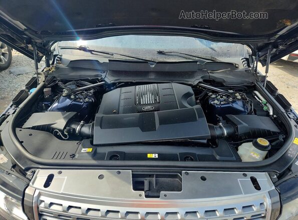 SALGS2FV1HA339467 2017 LAND ROVER RANGE Синий Вид подкапотного пространства