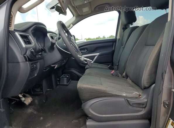1N6AA1EK8HN543044 2017 NISSAN TITAN Gray Առջևի վահանակի տեսք