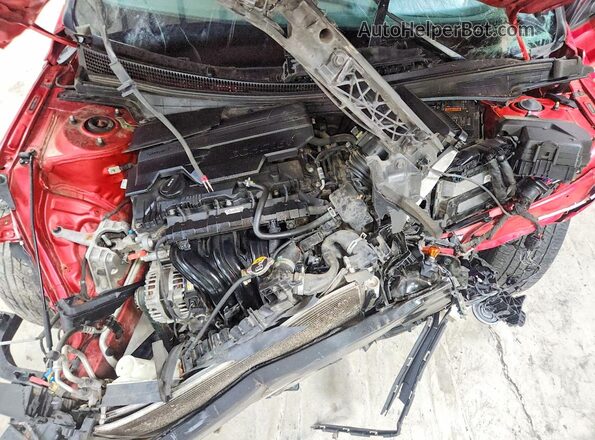 5NPLM4AG7MH000896 2021 HYUNDAI ELANTRA Red Engine compartment view