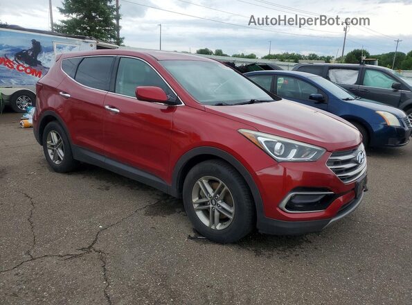 5XYZTDLB8HG394954 2017 HYUNDAI SANTA Red წინა ხედი