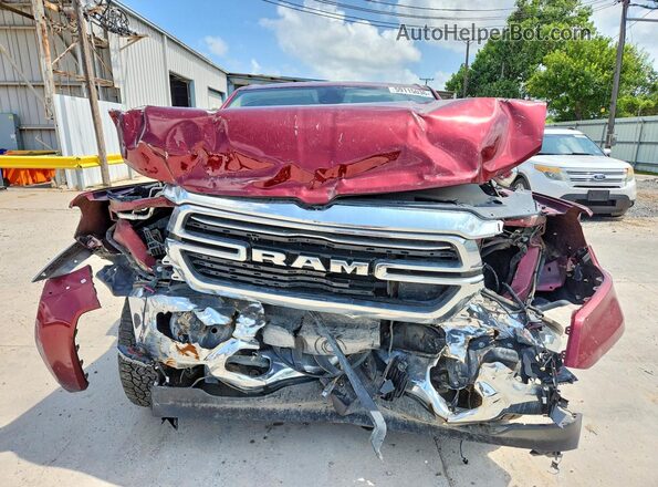 1C6SRFJT6KN623808 2019 RAM 1500 Burgundy Вид ззаду