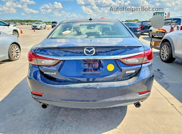 JM1GJ1W54G1470881 2016 MAZDA 6 Blue Widok wnętrza z przodu