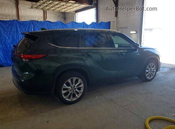 5TDKDRBH4PS500349 2023 TOYOTA HIGHLANDER Green Передня права чверть