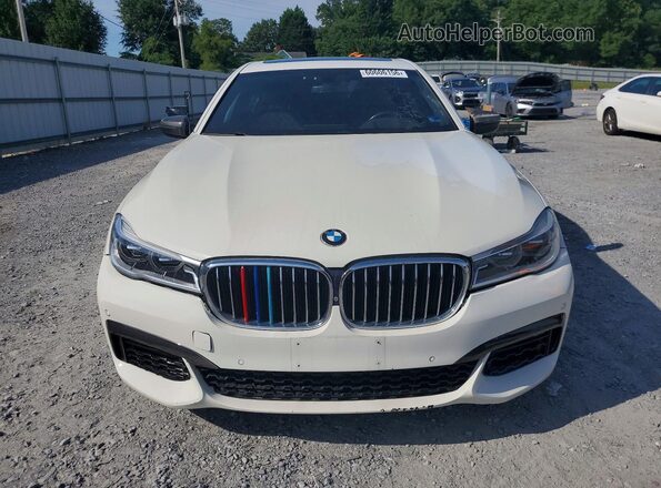 WBA7F2C3XHG423411 2017 BMW 7 SERIES Белый Вид сзади