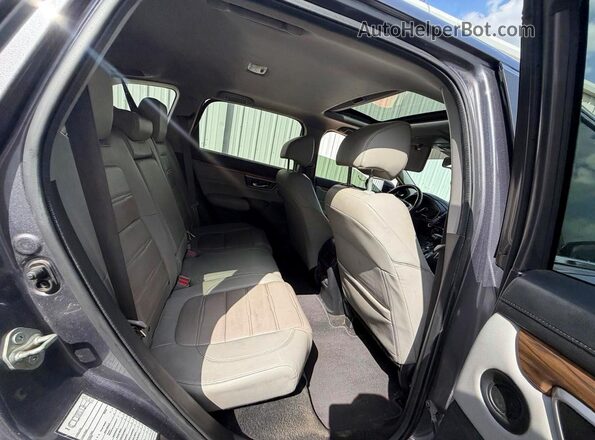 7FARW1H88KE024562 2019 HONDA CR-V Gray Widok wnętrza z przodu