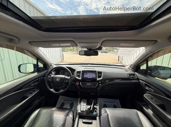 5FNYF5H98GB020171 2016 HONDA PILOT Gray Widok tylnych siedzeń