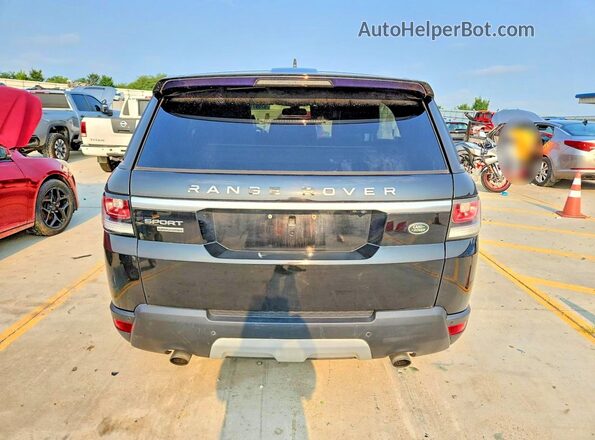 SALWR2EF3GA584836 2016 LAND ROVER RANGE Черный Вид салона спереди