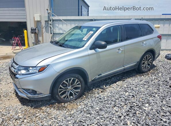 JA4AZ3A33JZ052959 2018 MITSUBISHI OUTLANDER Серебряный Задняя левая четверть