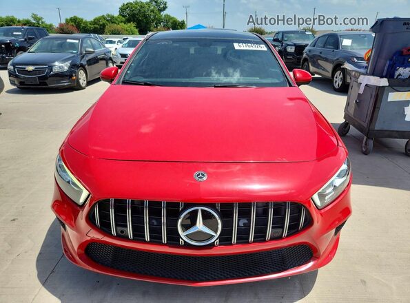 W1K3G4EB5LW042987 2020 MERCEDES-BENZ A Red Vista trasera