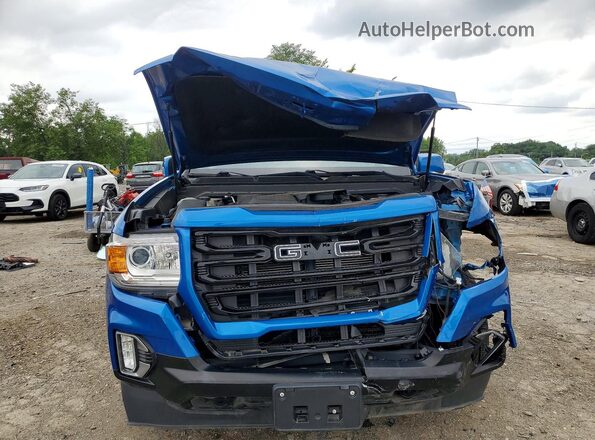 1GTG5CEN2N1164681 2022 GMC CANYON Синий Вид сзади