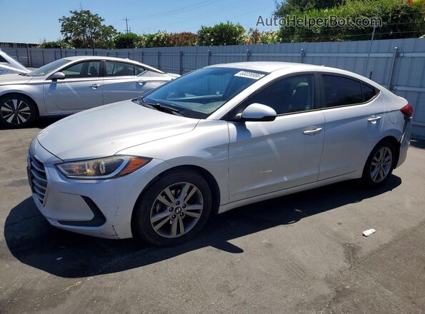 KMHD84LF8HU062196 2017 HYUNDAI ELANTRA Silver Rear left