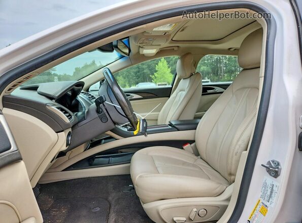 3LN6L5D96JR604804 2018 LINCOLN MKZ White Вид панелі приладів