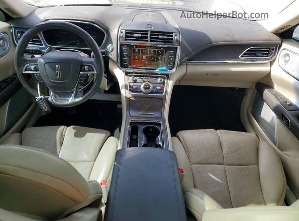 1LN6L9NC4J5617751 2018 LINCOLN CONTINENTA White Вид щитка приладів