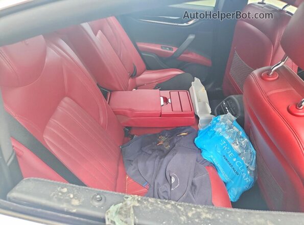 ZAM57RTL1H1224147 2017 MASERATI GHIBLI Белый Вид задней части салона