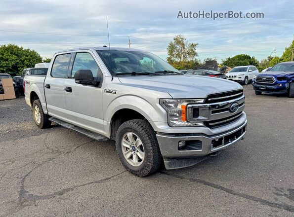 1FTEW1EP2JKF23381 2018 FORD F150 Silver Հետևի ձախ