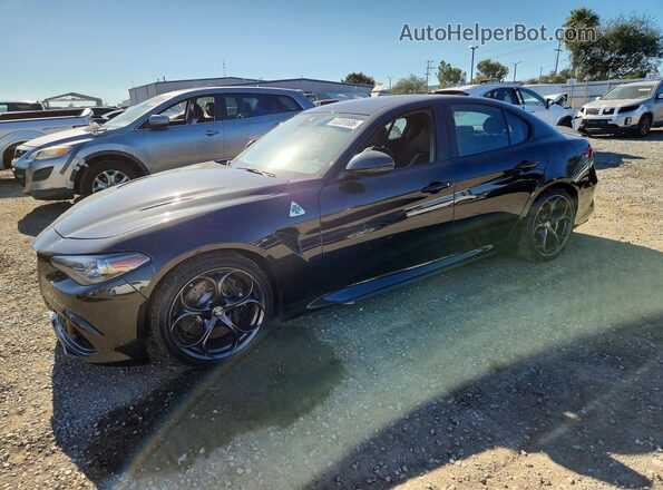 ZARFAMEVXL7627101 2020 ALFA ROMEO GIULIA Black Trasero izquierdo