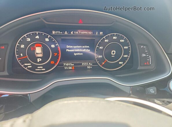 WA1LAAF75KD040813 2019 AUDI Q7 Black Vista de los asientos traseros