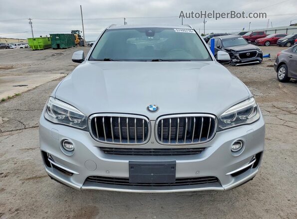 5UXKT0C51G0F74755 2016 BMW X5 Silver Rear view
